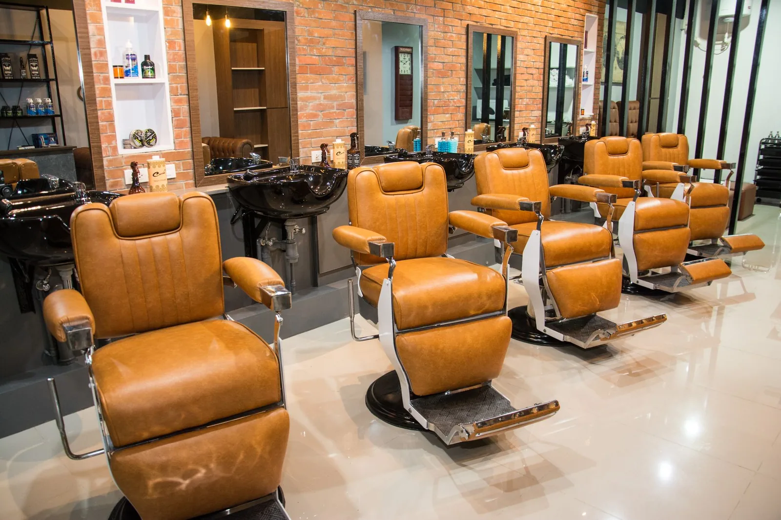 Modern hair salon interior in Quebec showcasing the best salon software setup for 2026